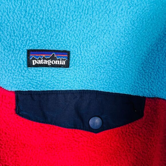 Patagonia Synchilla Re-Tool Snap-T Fleece Pullover Girls Sz XL/14 - Picture 3 of 12